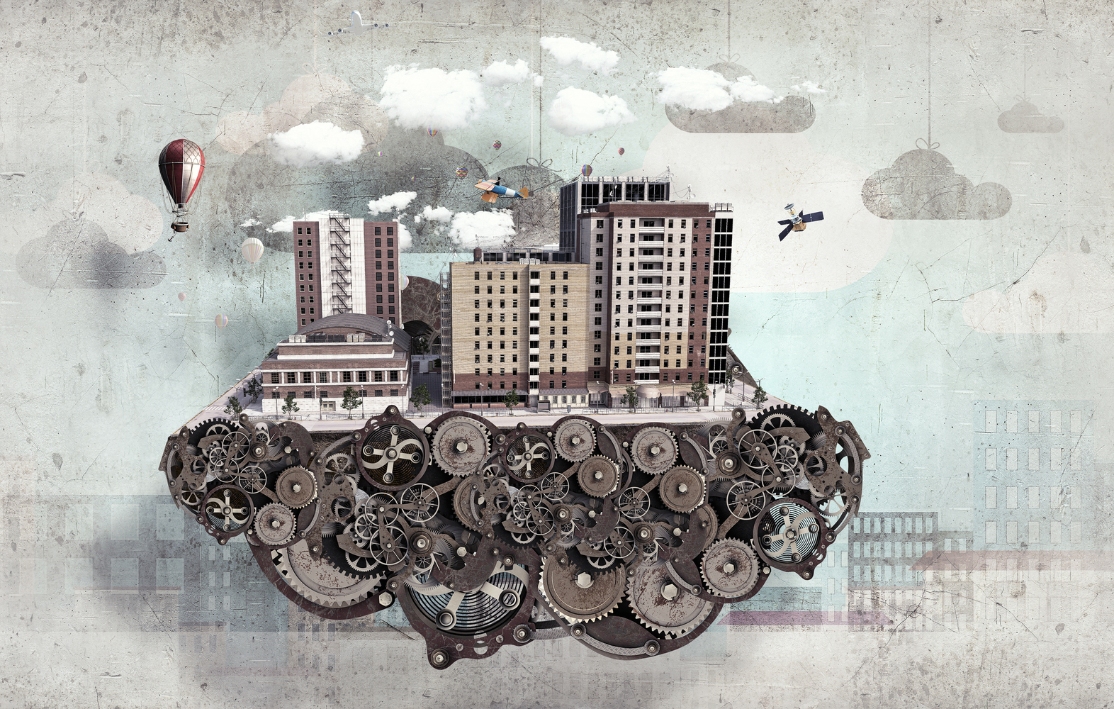 Construction,And,Urban,Development.,Mixed,Media,.,Mixed,Media