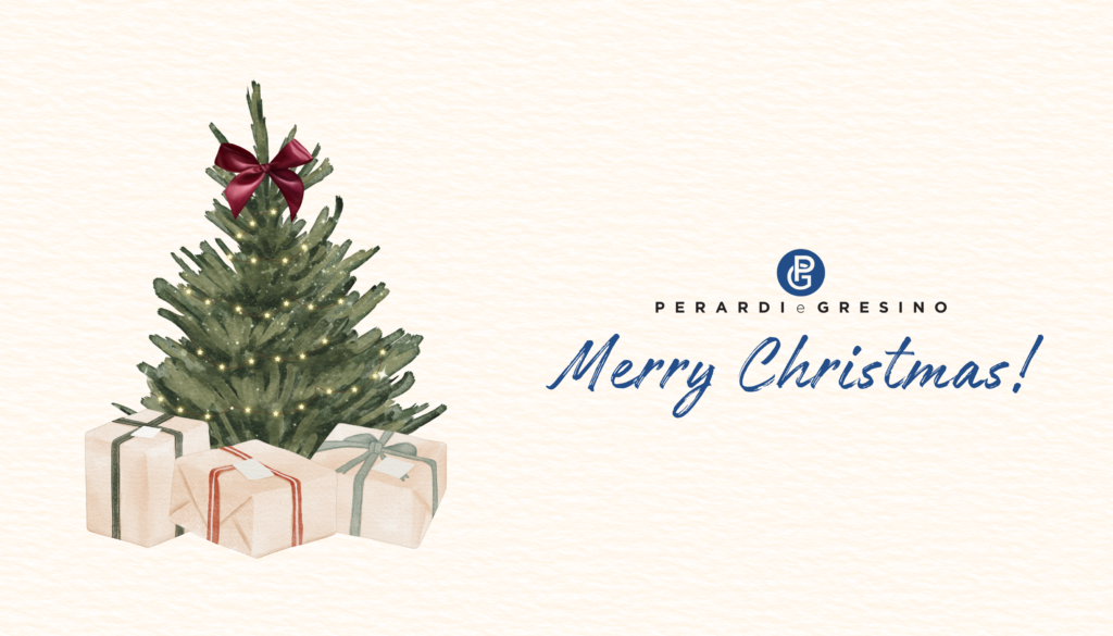 Christmas Greetings from Perardi & Gresino